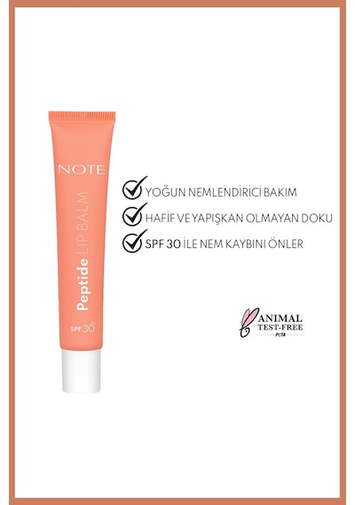 Cosmetics Peptide Lip Balm Spf 30 Nemlendirici Ve Parlatıcı Renkli Dudak Balmı - 02 Fun Day - Turuncu Diğer