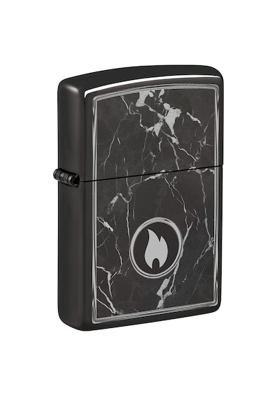 Zippo Marble Flame Dizayn Çakmak Füme