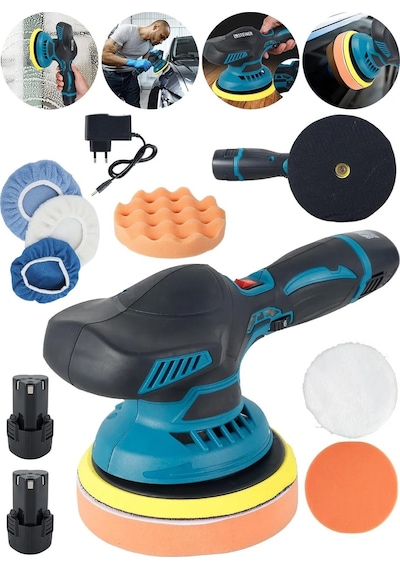 Moonshop Alman 36 V Li-ion Çift Akülü 6 Kademe Devir Ayarlı Pasta