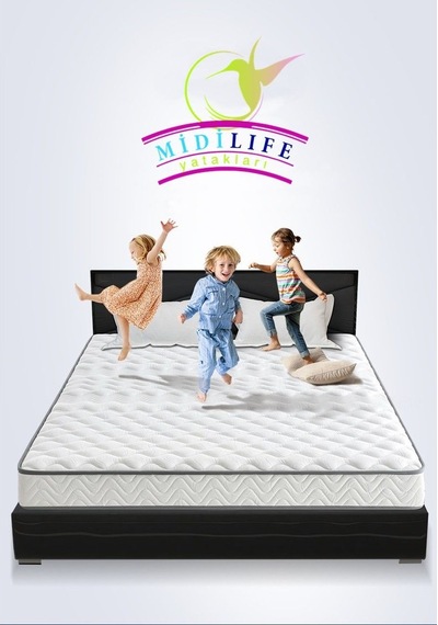 Uzunbebe Midilife Smartbed 90X190 Ortopedik Yaylı Visco Yatak Visco Yatak