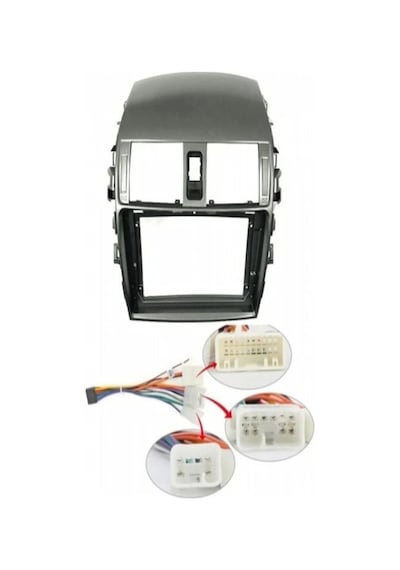 Toyota Corolla 2008 - 2013 Gri Multimedya Çerçevesi