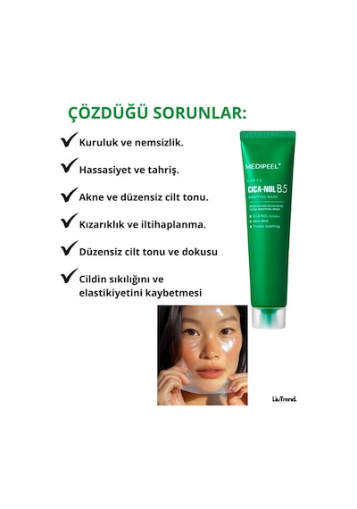 Medipeel Medi-peel Phyto Cica Nol B5 Wrapping Mask 70 Ml Sakinleştirici Etkisi Olan Yüz Filmi Maskesi M0112