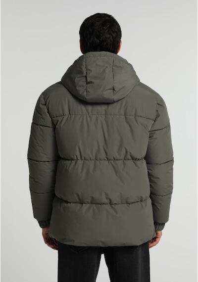 Colin's Colins Regular Fit Kapüşonlu Düğmeli Astarlı Erkek Yeşil Mont Cl1076315 Q1.v1 Lkh Açık Haki