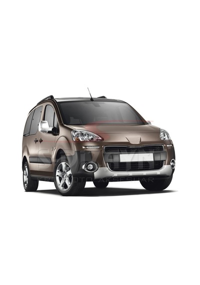 S-Dizayn Peugeot Partner Tepee Abs Krom  Ayna Kapağı 2 Prç 2012 Üz