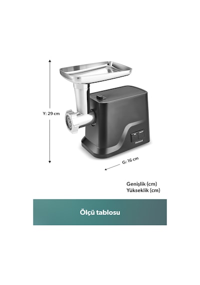 Homend Meatbox 3102H Kıyma ve Salça Makinesi