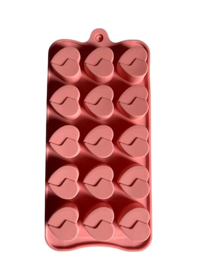 Silikon Çikolata Kalıbı Kalp 21 11 Cm