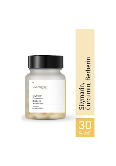 Live Yourself Silymarin Curcumin Berberin 30 Kapsül