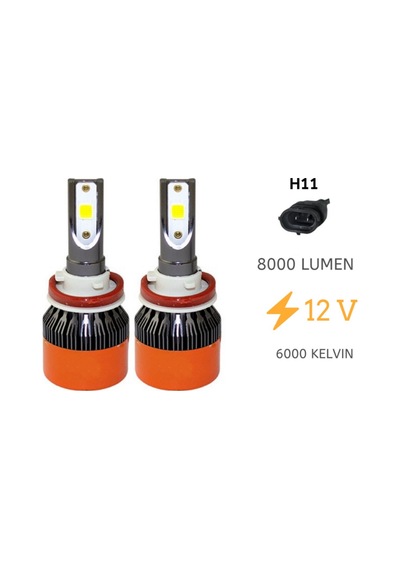 H11 Led Xenon Zenon Far 48 Watt 12 Volt 8000l 6000k Laam92cartex