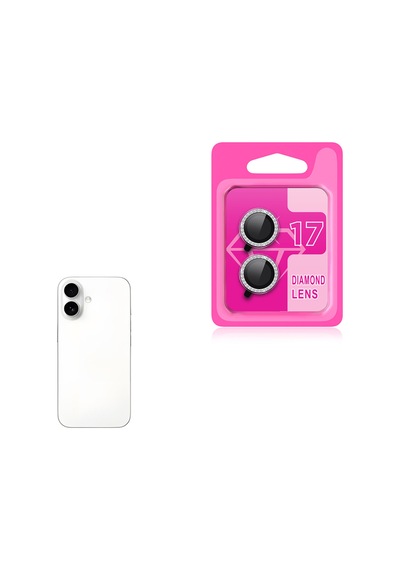 Apple iPhone Uyumlu  17 Zore Cl-06 Kamera Lens Koruyucu - Gümüş Gümüş