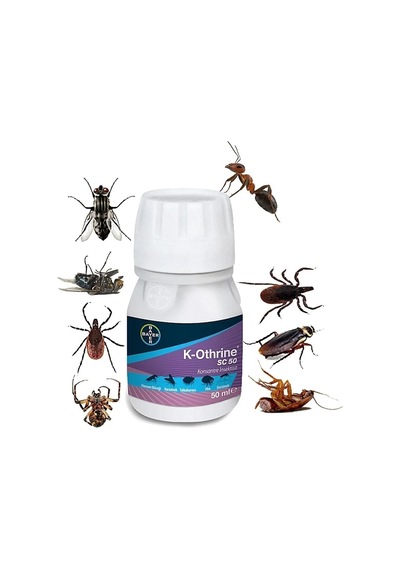 K-othrine Sc 50 Sivrisinek - Karınca - Böcek - Sinek- Hamamböceği Ilacı 50 Ml