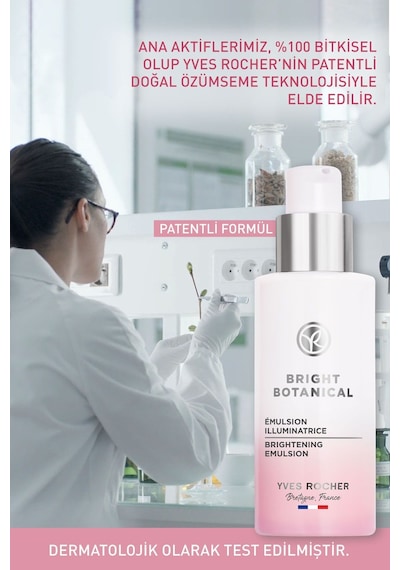 Yves Rocher Leke Ve Kırışık Karşıtı Bitkisel Bakım Bright Botanical - E Vitamini - 30 Spf Emülsiyon Krem-50 ML