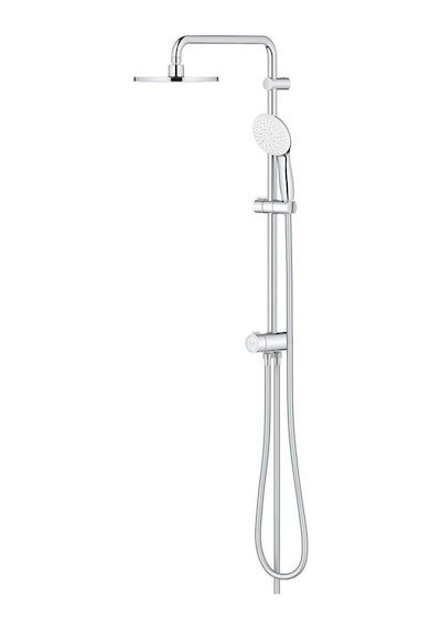 Grohe Tempesta System 200 Duvar Bağlantılı, Divertörlü Duş Sistemi - 27389003 Gümüş