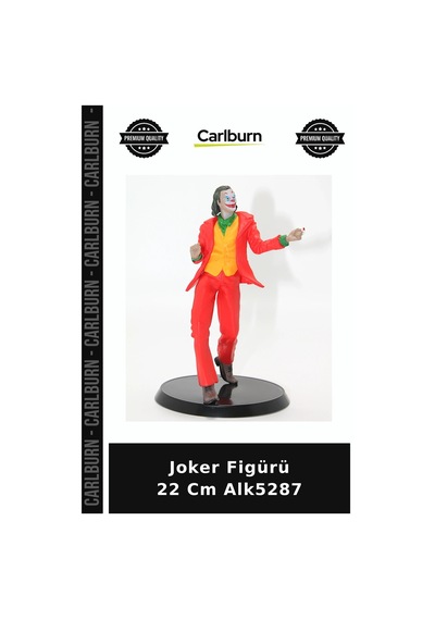 Özel Üretim Dekoratif Figür Hediye Aksesuar Joker Figürü 22 Cm Alk5287