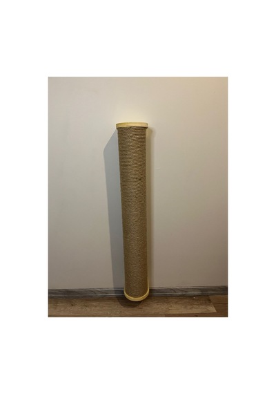 Kedi Tırmalama Direği Duvar Tipi 85 Cm Dev Çap-dayanıklı Ahşap Tırmalama Tahtası