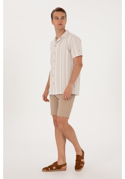 U.s. Polo Assn. Erkek Bej Gömlek Örme 50306895-vr011 Bej