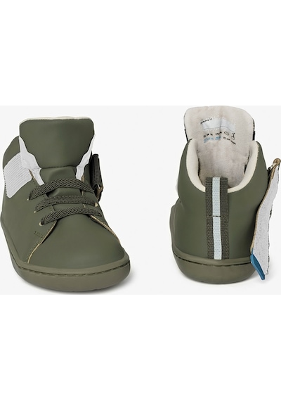 Smart Walker High Top Süper Mat Haki Barefoot Çocuk Bot-süper Mat Haki