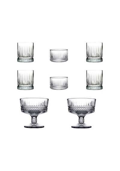 8 Parça Meşrubat Bardağı Çerezlik Ve Dondurmalık Kase Set 0