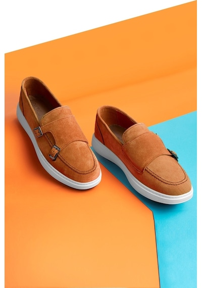Airy Hakiki Deri Süet Erkek Günlük Ayakkabı, Süet Loafer Ayakkabı, Yazlık Ayakkabı