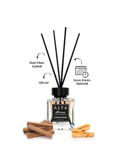 Alya Nature's Scents Sandal Ağacı Bambu Çubuklu Oda Kokusu 100 ML