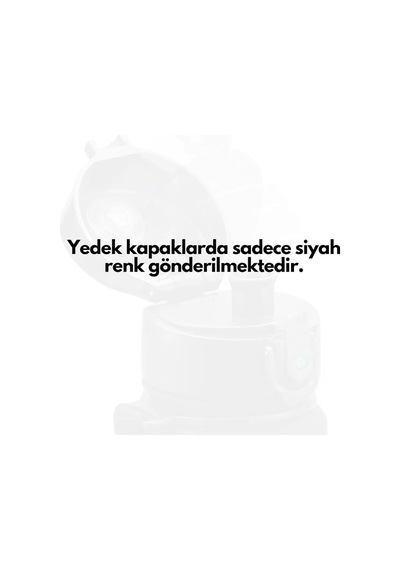 350ml-500ml Uyumlu Siyah Yedek Kapak Sku: Smg8690010159694 Açık