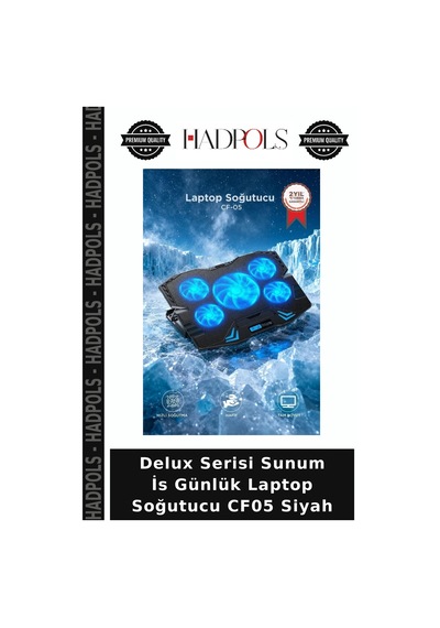 Delux Serisi Sunum İs Günlük Laptop Soğutucu Cf05 Siyah