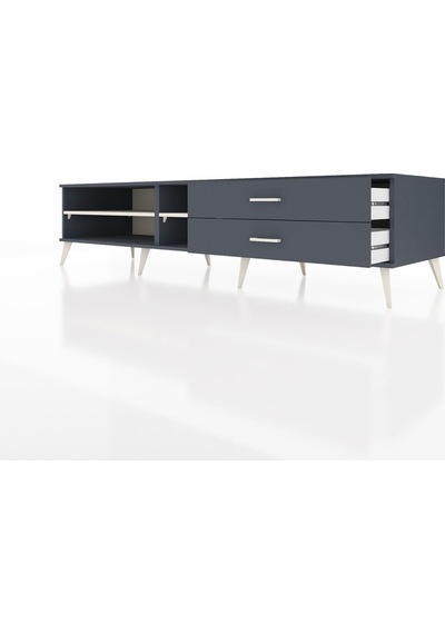Kronos Tv Ünitesi 2 Raflı 2 Çekmeceli 220x59x51 Antrasit-aytaşı/antrasit Aytası/antrasıt - Antrasıt Kronos Tv Ünitesi 2 Raflı 2 Çekmeceli 220x59x51 Antrasit-aytaşı/antrasit Aytası/antrasıt - Antrasıt