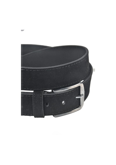 Deepsea Erkek Siyah 4 Cm Eninde Süet Kemer Suni Süet Spor Kemer 2402643 Siyah