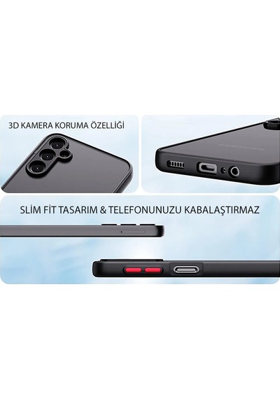 Dexmon Galaxy A24 Kılıf 3d Kamera Korumalı Parmak İzi Leke Yapmaz