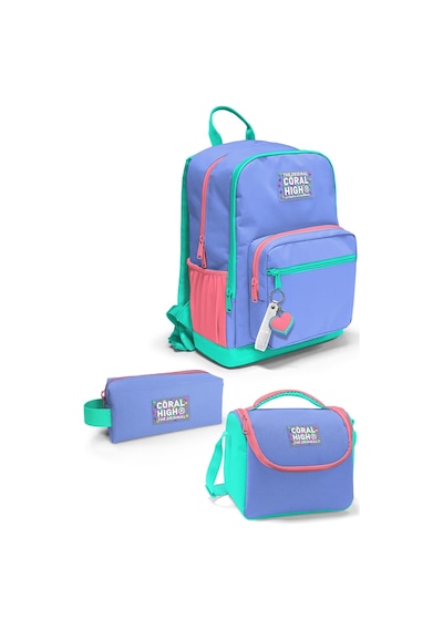 Coral High Derin Mavi Renkli 3 Lü Okul Çanta Seti Set0123641