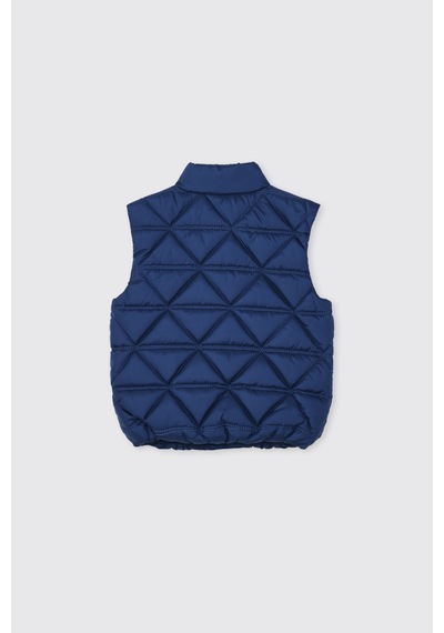 Panço Erkek Bebek Saks Micro Yelek 2621bb23002 Mavi