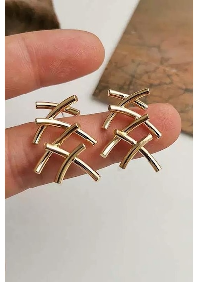 Kadın Özel Tasarım 4 Cm Küpe 002 Çok Renkli