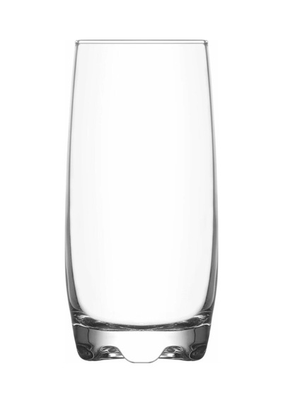Lav Adora Cam Meşrubat Bardağı 6'lı 390 ml (Limonata/Su Bardağı )
