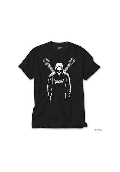 Black Sabbath Guitars Siyah Tişört