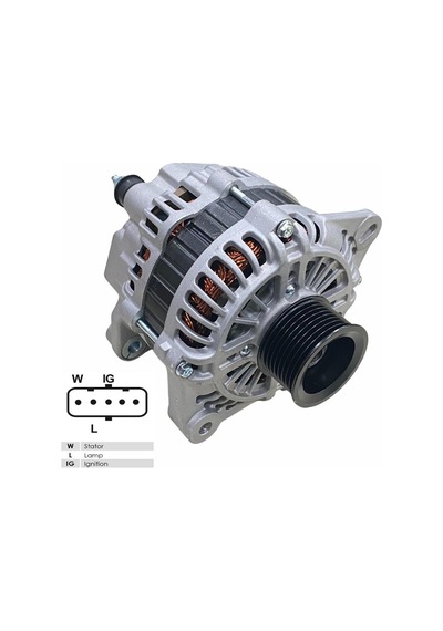 24v Alternatör Dinamo Mıtsubıshı Tipi 130 A 5 Fiş Soketli W-l-ıg . . Ford Cargo
