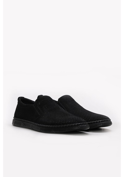 Fast Step Hakiki Deri Erkek Casual Ayakkabı 781ma1822 Siyah
