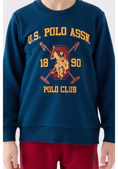 U.s. Polo Assn. Erkek Çocuk İndigo Pijama Takım 50299430-vr028 İndigo