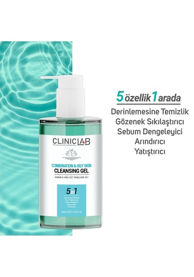 Yağlı Ve Karma Ciltler Için Yüz Temizleme Jeli 200 Ml