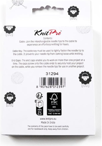 Knitpro Ginger İğne İpi Naylon Doğal/kahverengi 56 Cm Brown Single Cord 56 Cm-80 Cm/32 " Needle 31294