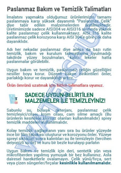 100cm Açık Ağız Duvar Şelale Bahçe Su Perdesi Et Kalınlığı 1.5mm