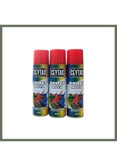 Bezos Kırmızı Sprey Boya 200 Ml Bezos1