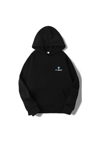 Brz Collection Unisex Oversize Bmw M4 Hoodie Siyah