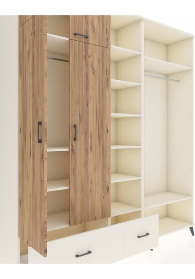 Hyperion Dolap 12 Raflı 2 Çekmeceli 2 Askılı 220x44x243 Aytaşı-çam/aytaşı Atlas Çam/aytası Hyperion Dolap 12 Raflı 2 Çekmeceli 2 Askılı 220x44x243 Aytaşı-çam/aytaşı Atlas Çam/aytası