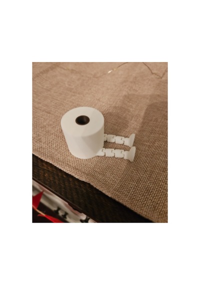 Buççin Online Mağaza Tuvalet Kağıdı Dekoratif Biblo Obje Plastik Beyaz