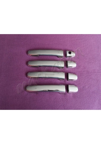 Woc Chrome Toyota Uyumlu Hilux Krom Kapı Kolu 2006-2014 4 Kapı  Paslanmaz