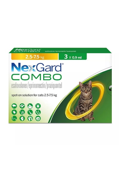 Nexgarrd-combo Kedi-2.5-7.5-kg-06-2028