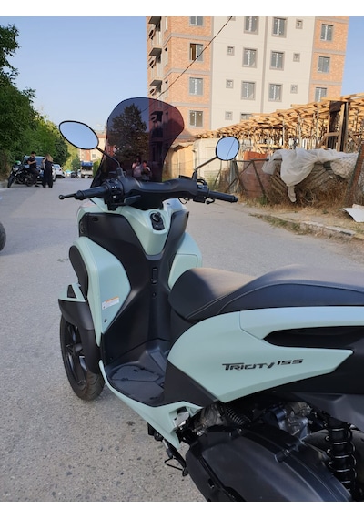 Motocam Yamaha Tricity 155 Ön Cam 2014-2026 Model 60cm Siyah Renkli 4mm