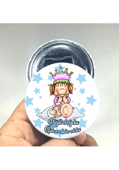 Baskiistiyorumm Bebek Açacak Magnet Isim Baskılı Magnetli Açacak (367453585)