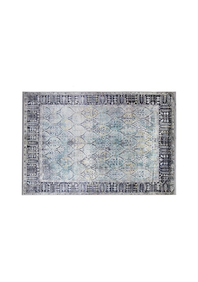 Madame Coco Mathilde Shinny Effect İpeksi Kadife Halı Yg-279200 X 300 Cm-indigo