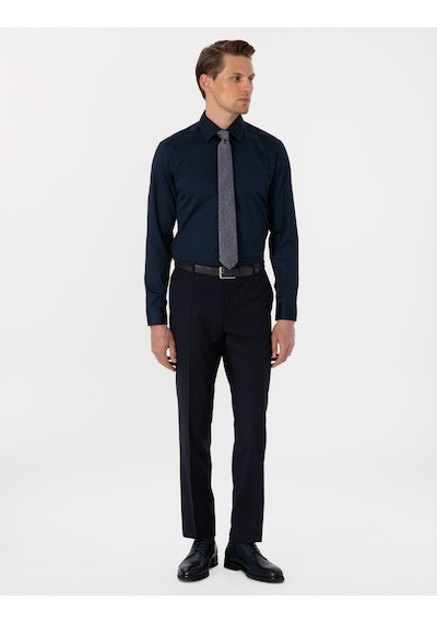 Pierre Cardin Erkek Lacivert Gömlek Basic 50305127-vr033 Lacivert