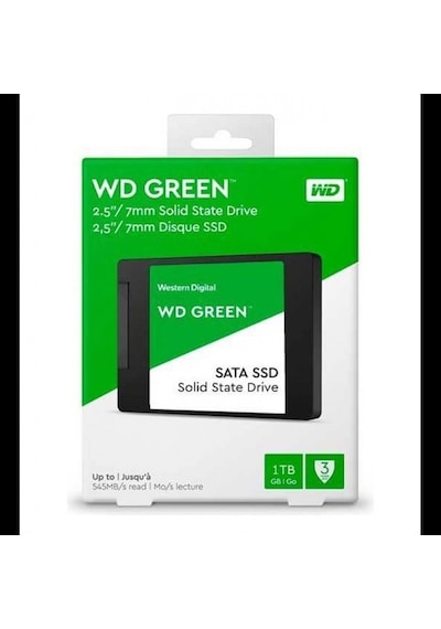 Wd Green, Wds100t3g0a, 1tb, 545/465, 3d Nand, 2,5" Sata, Ssd
